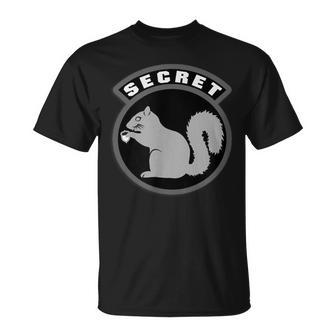 Secret Squirrel Military Intelligence Usaf Patch T-Shirt - Monsterry