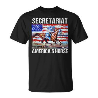 Secretariat America's Horse T-Shirt - Seseable
