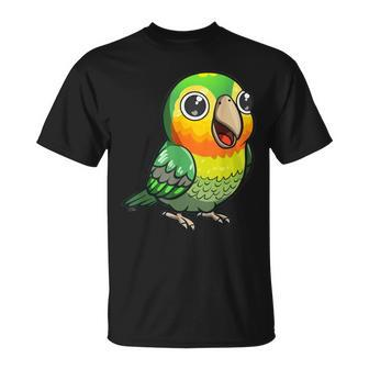 Senegal Parrot In Kawaii Style T-Shirt - Monsterry