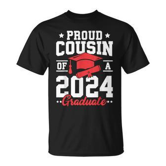 Senior 2024 Class Of 2024 Proud Cousin Of A 2024 Graduate T-Shirt - Thegiftio UK