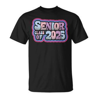 Senior Class Of 2025 Retro Boy Or Girl T-Shirt | Mazezy