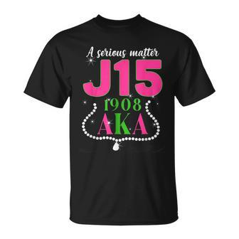 A Serious Matter J15 1908 Founders Day Aka Pink And Green T-Shirt - Monsterry