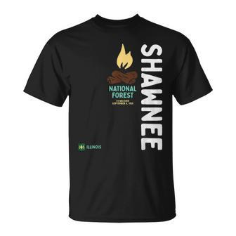 Shawnee National Forest Vertical Illinois T-Shirt - Monsterry DE
