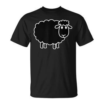 Sheep That Is Black Jokes Sarcastic T-Shirt - Monsterry CA