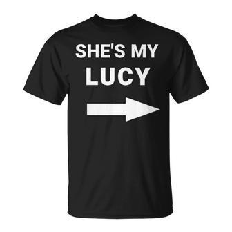 She's My Lucy Matching Best Friends Arrow T-Shirt - Monsterry