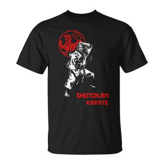 Shotokan Karateka By Zanshin-Art Martial Arts Kata T-Shirt - Monsterry