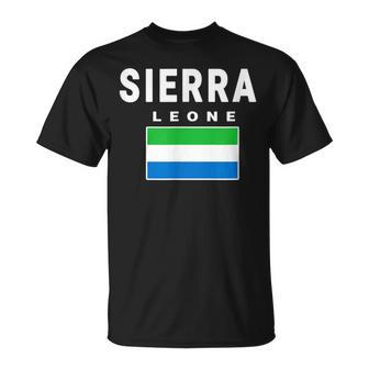 Sierra Leone Flag Souvenir Freetown T-Shirt - Monsterry AU