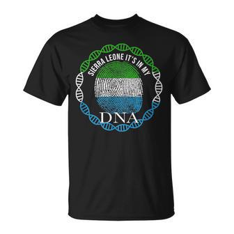 Sierra Leone Its In My Dna T-Shirt - Monsterry UK