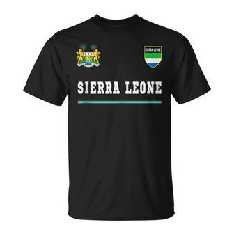 Sierra Leone SportsSoccer Jersey Flag Football T-Shirt - Monsterry