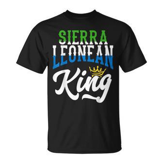 Sierra Leonean King Sierra Leone Sierra Leonean Flag T-Shirt - Monsterry AU