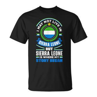 Sierra Leonean Sierre Leone Sierra Leonean Flag Quote T-Shirt - Monsterry DE
