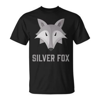 Silberfuchs Grafik T-Shirt Unisex, Elegantes Design mit Fuchs-Motiv - Seseable