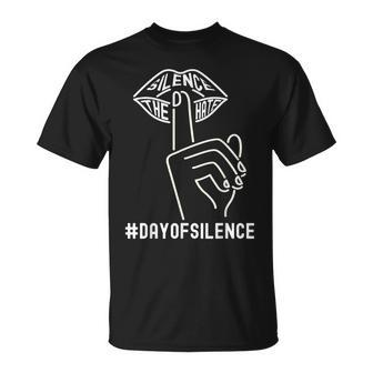 Silence The Hate Day Of Silence T-Shirt - Seseable
