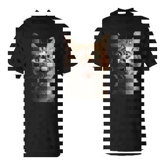 Silly Cats Sticking His Tongue Out T-Shirt - Thegiftio