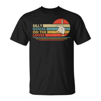 Silly Goose On The Loose Silly Goose Honk University T-Shirt - Monsterry DE