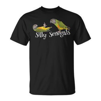 Silly Senegal Parrot T-Shirt - Monsterry