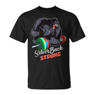 Silverback Strong Gorilla Gym Work Out T-Shirt - Thegiftio UK