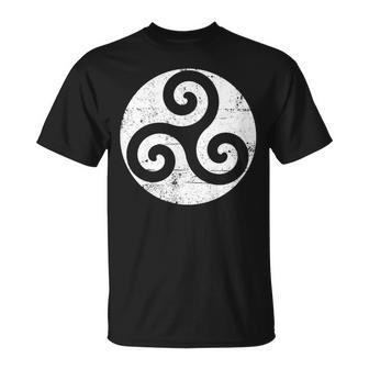 Símbolo Celta Arte Irlandés Y Mitología Nórdica Celtic Triskele Camiseta unisex - Regaloses