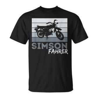 Simson Driver Ddr Moped Two Stroke S51 Vintage T-Shirt - Seseable