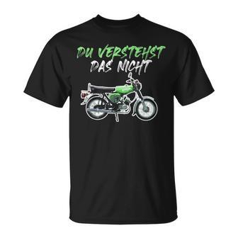 Simson-S51 Du Ververstst Das Nicht Motorrad T-Shirt - Seseable