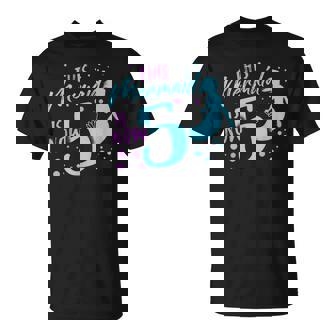 Sirena Adulto Para Fiesta 5 Cumpleaños Niños Adolescentes Camiseta unisex - Regaloses