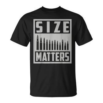 Size Does Matter Cute Expert Hit Man T-Shirt - Monsterry UK