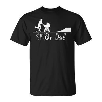 Sk8r Dad With Skateboarding Dad And Skater Pram T-Shirt - Monsterry