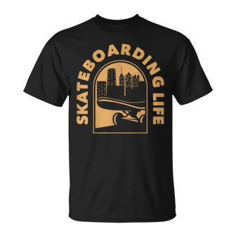 Skateboarding Life Skateboarding T-Shirt - Thegiftio UK
