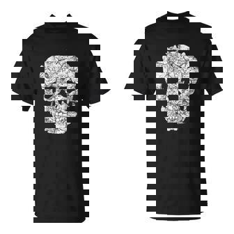 Sketchy Cat Skull Shirt T-Shirt - Cadeauxyz