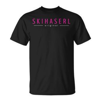 Skihaserl Original Apres Ski Bunny Afterski Hüttengaudi T-Shirt - Seseable