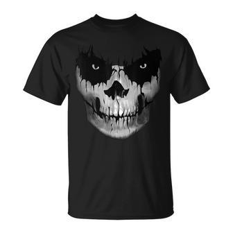 Skull Dark Scary Skulls T-Shirt - Seseable