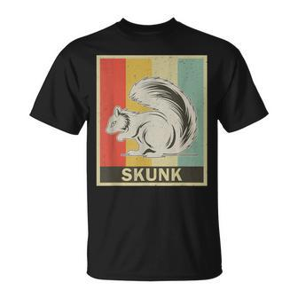 Skunk Retro Style Vintage Skunk Lovers T-Shirt - Monsterry CA