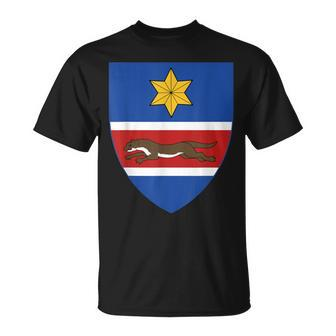 Slavonia Emblem Historical Croatia Region East Croatia T-Shirt - Seseable