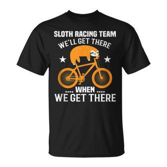 Sloth Racing Team Mtb Cycling T-Shirt - Monsterry UK