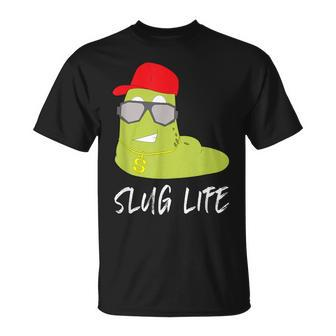 Slug Life Hip Hop Rapper Pun T-Shirt - Monsterry