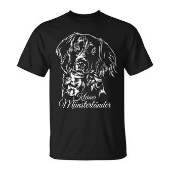 Small Münsterländer Dog Portrait Hunting Dog T-Shirt - Geschenkecke