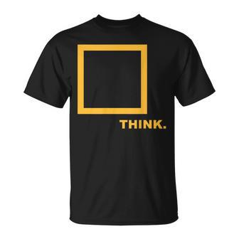 Be Smart Think Outside The Box T-Shirt - Seseable