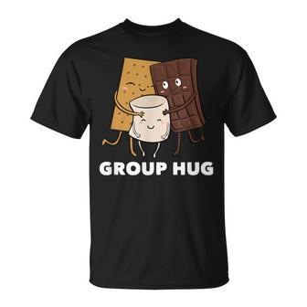 Smores Group Hug Marshmallow Chocolate T-Shirt - Monsterry UK