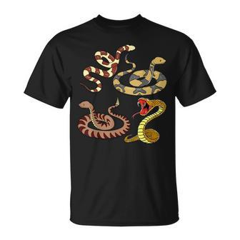 Snakes Reptile Science Biology T-Shirt - Monsterry