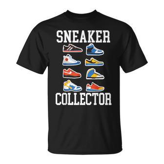 Sneaker Collector Sneakerhead Shoe Lover I Love Sneakers T-Shirt | Mazezy