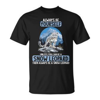 Snow Leopards Lovers Snow Leopard T-Shirt - Thegiftio