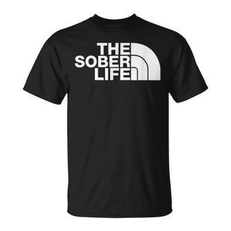 The Sober Life Na Aa Sober Recovery T-Shirt - Seseable