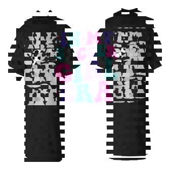In My Soccer Girl Era Retro Groovy Soccer Girl T-Shirt - Monsterry