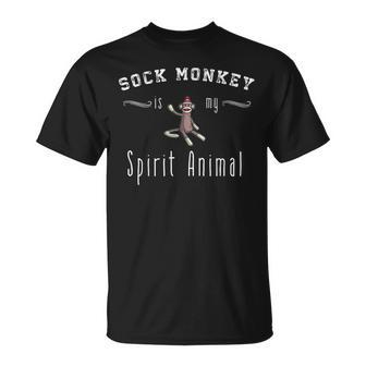 Sock Monkey My Spirit Animal Sock Monkey T-Shirt - Monsterry UK