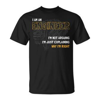 Software Developer I Am An Engineer T-Shirt - Seseable