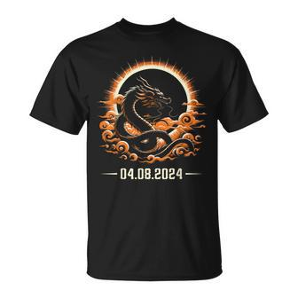 Solar Eclipse 2024 America Totality 04 08 24 Mythical Dragon T-Shirt | Mazezy