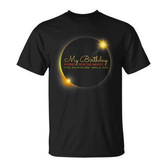 Solar Eclipse 2024 Birthday Present 4824 Totality Universe T-Shirt - Seseable