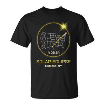 Solar Eclipse 2024 Buffalo Ny New York Totality Eclipse T-Shirt - Seseable