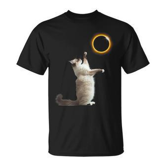 Solar Eclipse 2024 Ragdoll Cat America Totality T-Shirt - Thegiftio UK
