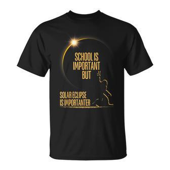 Solar Eclipse 2024 School Solar Eclipse Importanter T-Shirt - Seseable